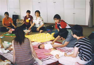 妊婦ママと先輩ママとの交流