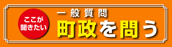 一般質問Q&A 町政を問う