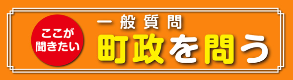 一般質問Q&A 町政を問う