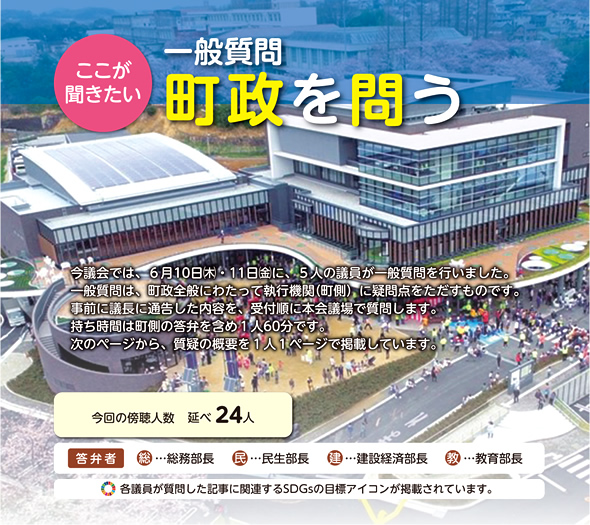 一般質問Q&A 町政を問う