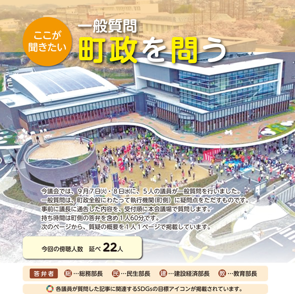 一般質問Q&A 町政を問う