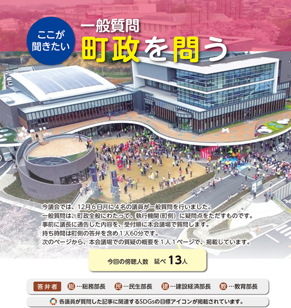 一般質問Q&A 町政を問う