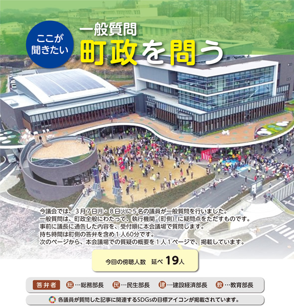 一般質問Q&A 町政を問う