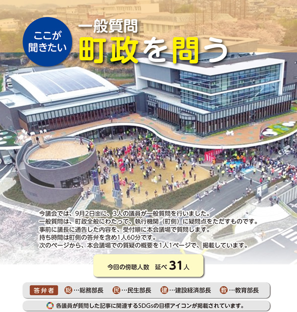 一般質問Q&A 町政を問う