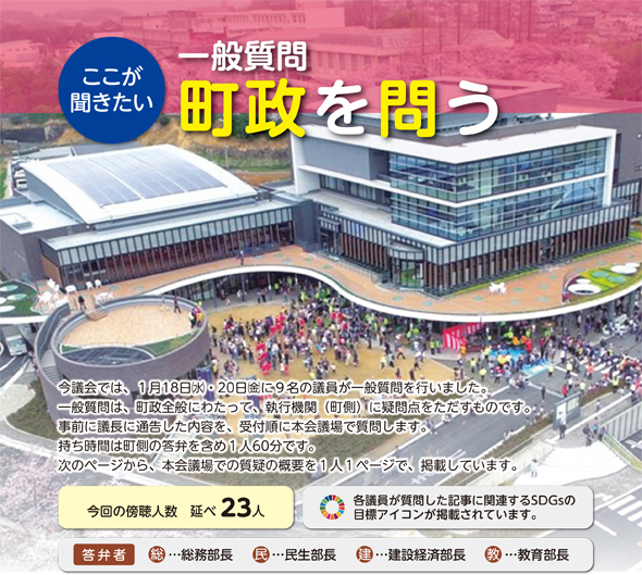 一般質問Q&A 町政を問う