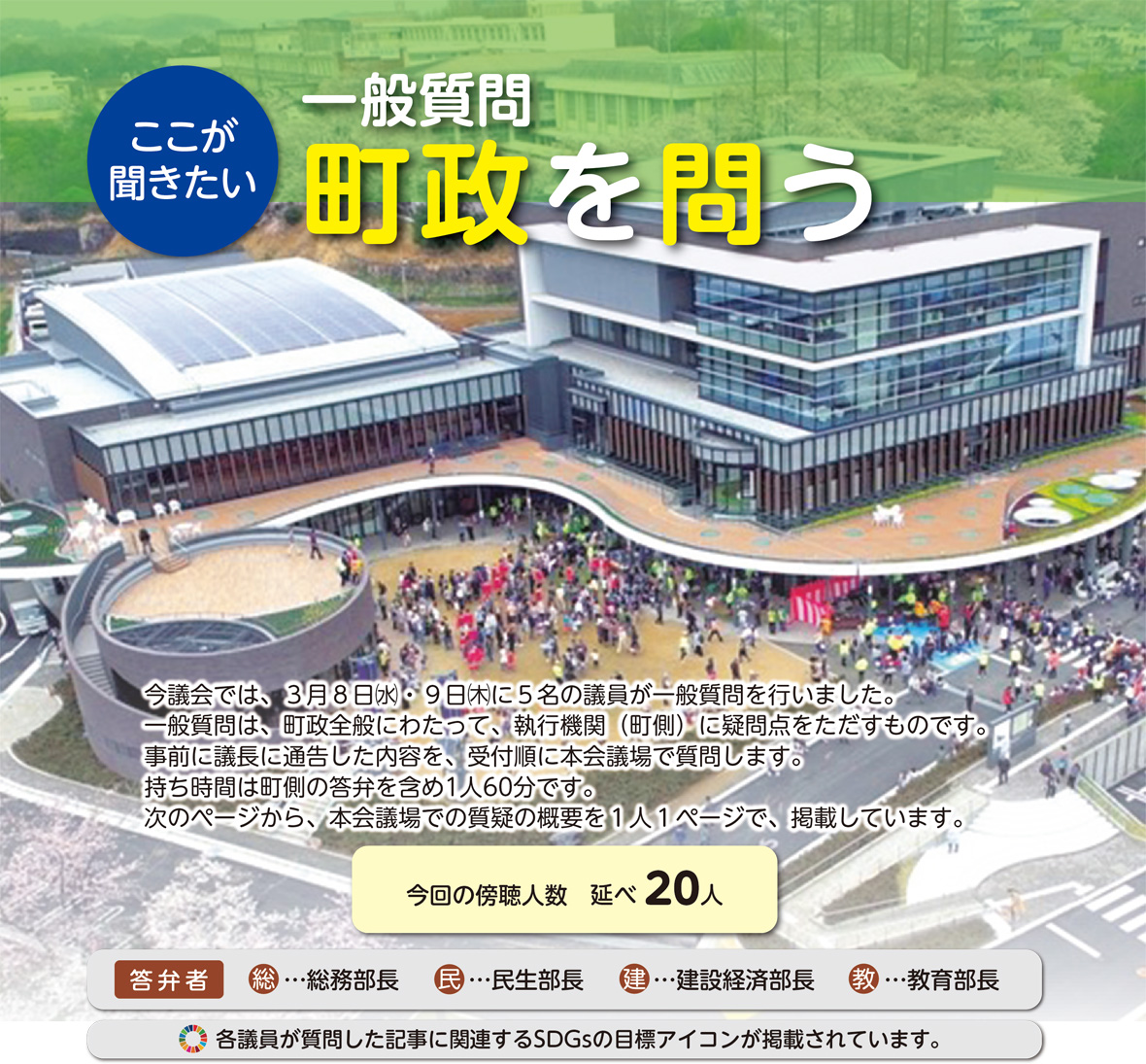 一般質問Q&A 町政を問う