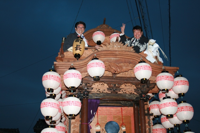 大古根地区の八幡社山車