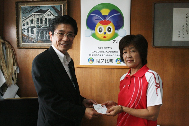 第36回全日本レディースソフトテニス決勝大会(宮城県で開催)に出場する高根台の新見よしのさん