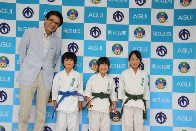 竹澤春馬さん、永池理良さん、永池琉里さん