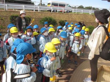 集合している子ども達