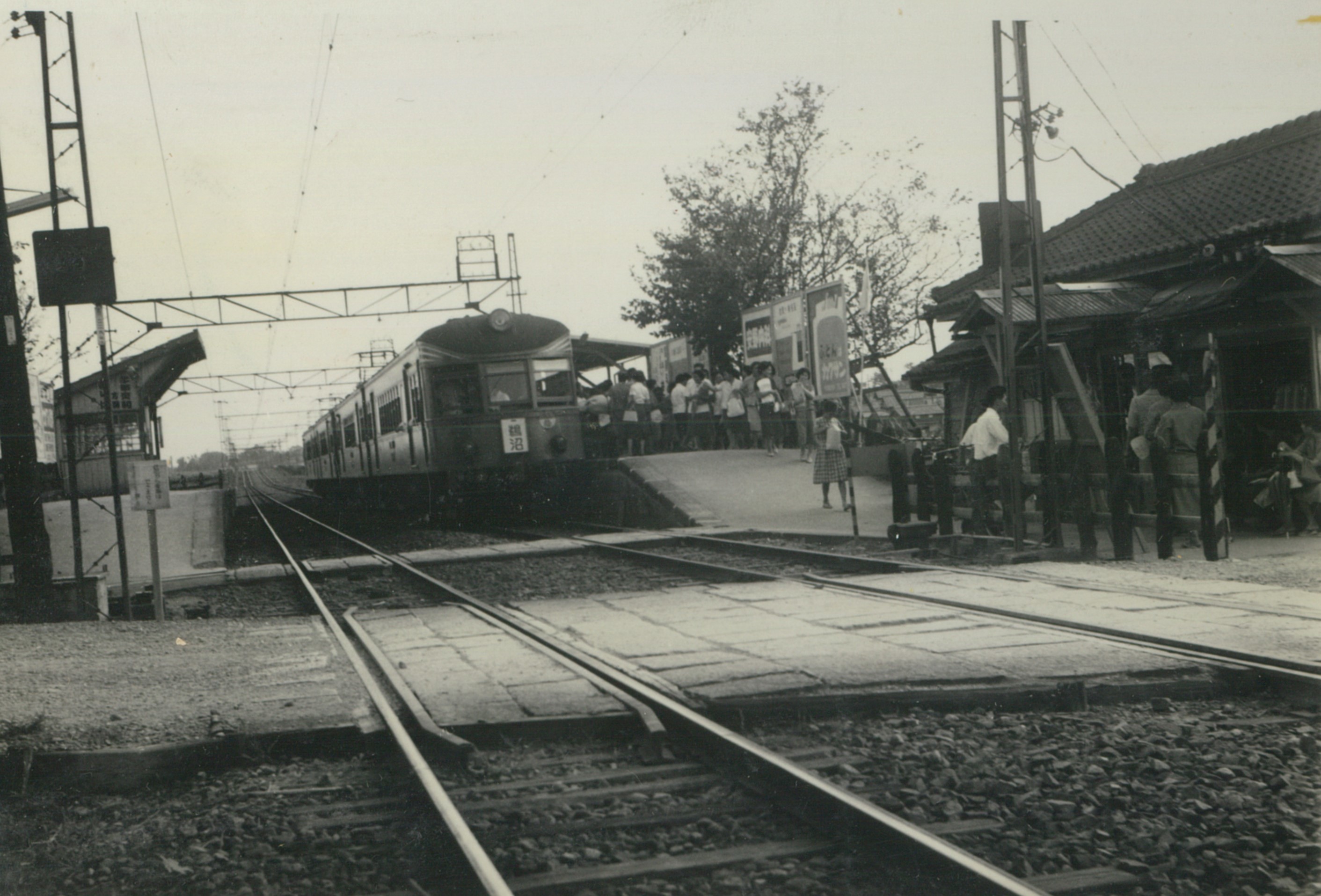 1965年名鉄坂部駅写真