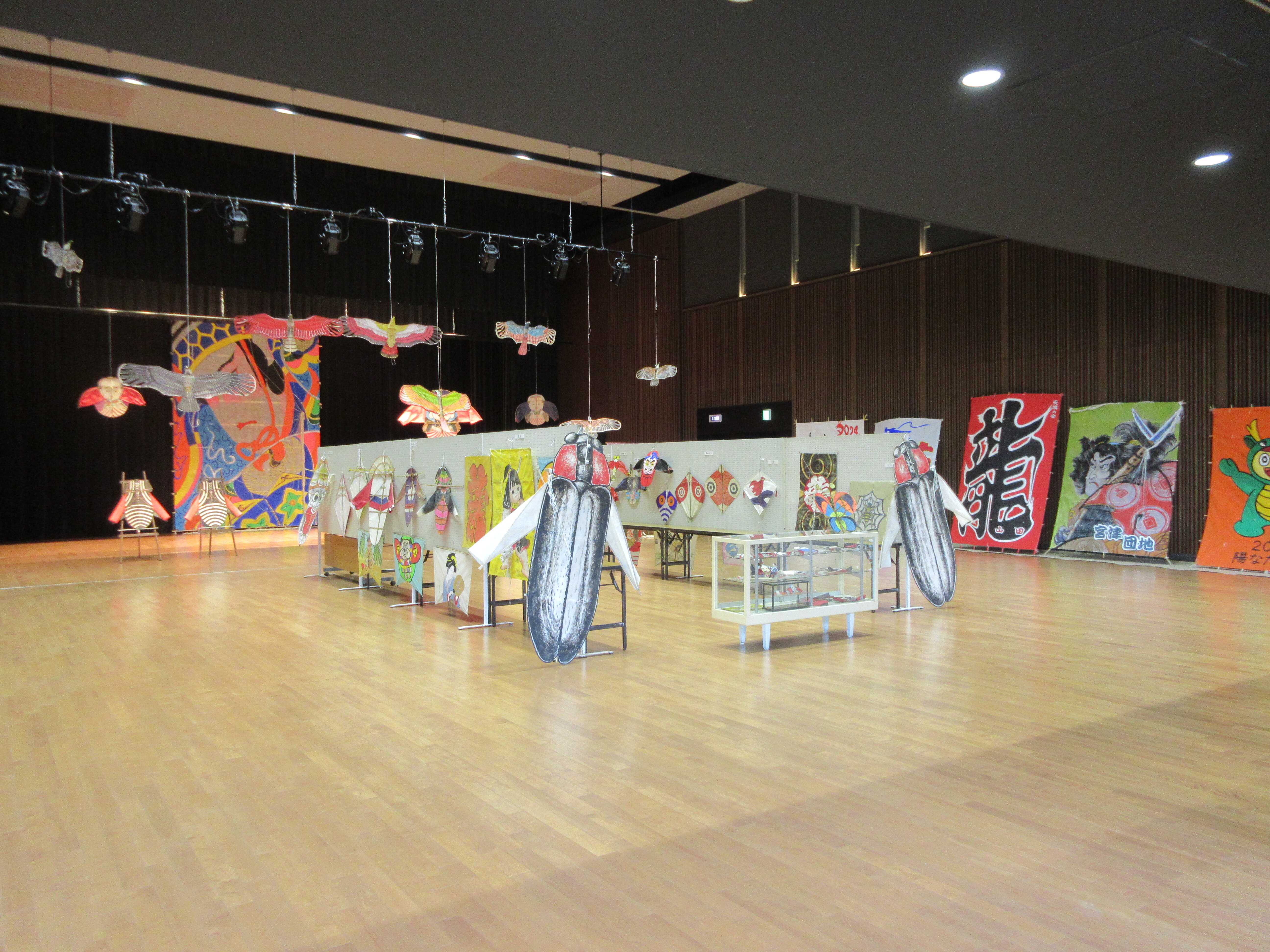 昨年の大凧展示会の様子