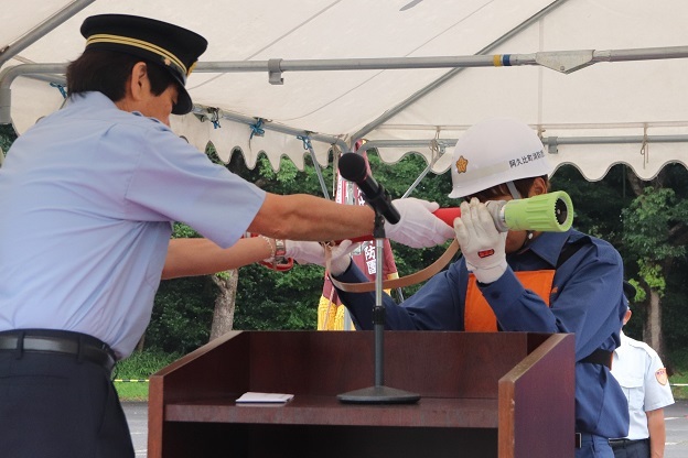 阿久比町消防団消防操法大会