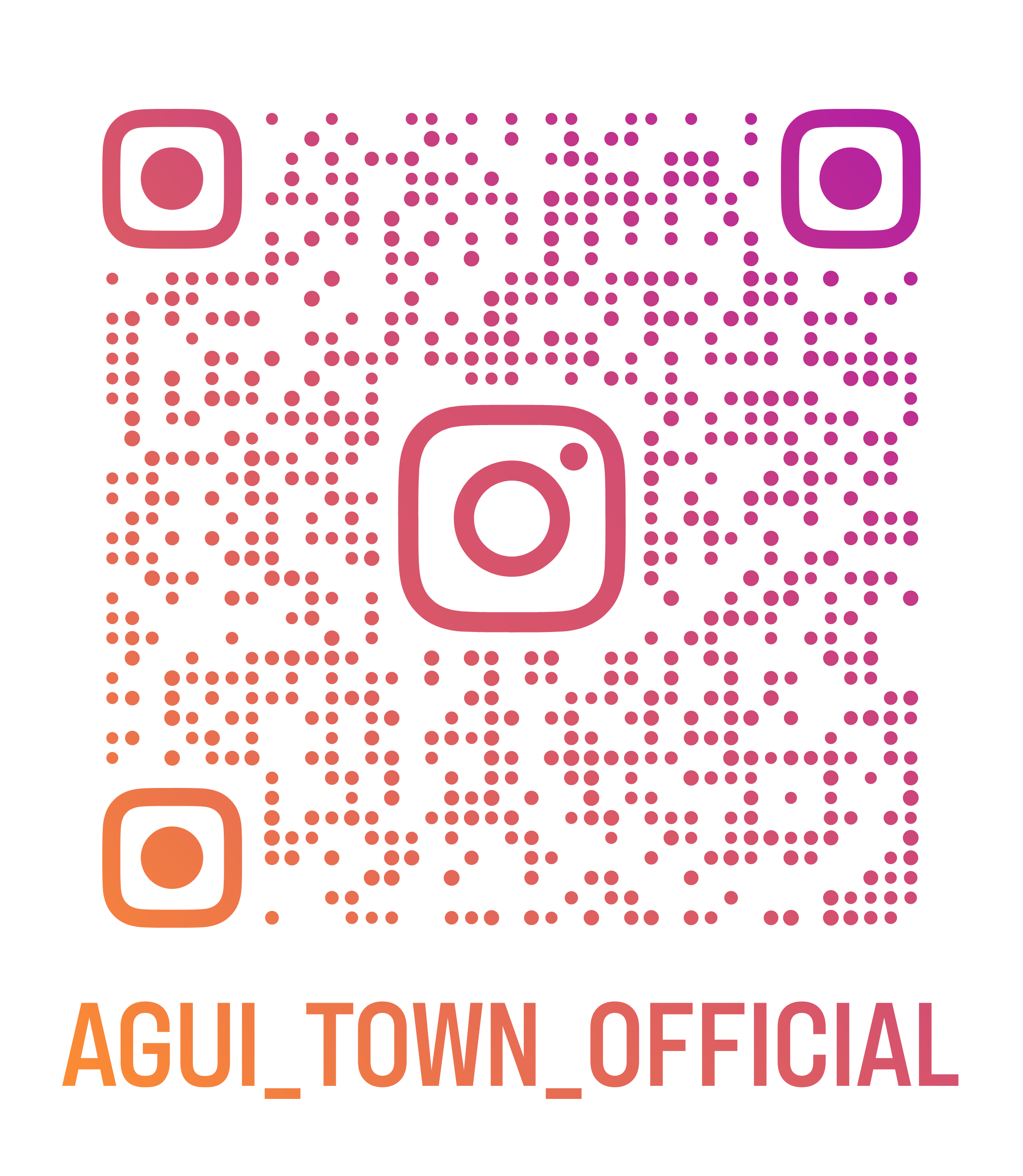 阿久比町公式Instagramの二次元コード