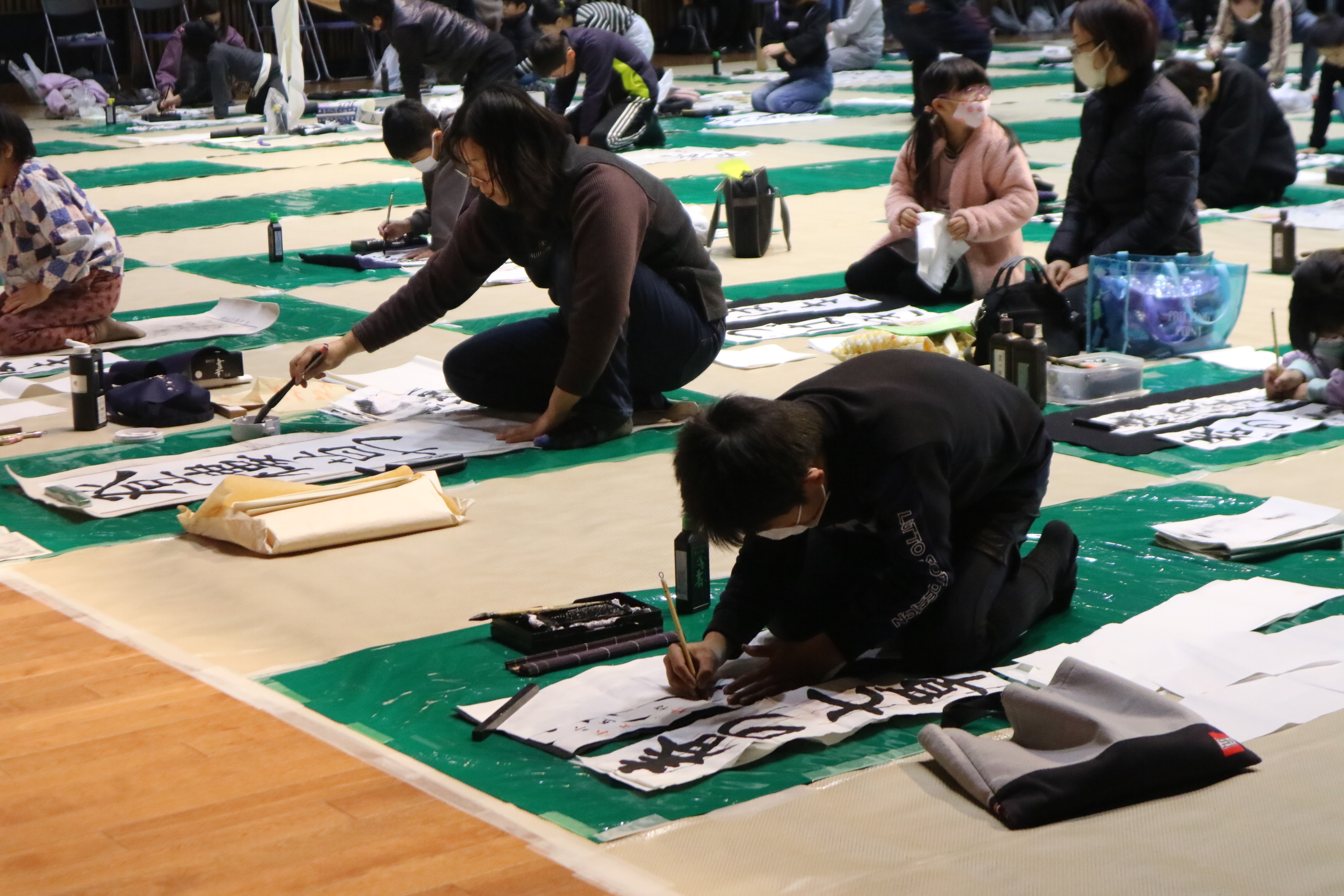 新しい年の始まりは書初めから