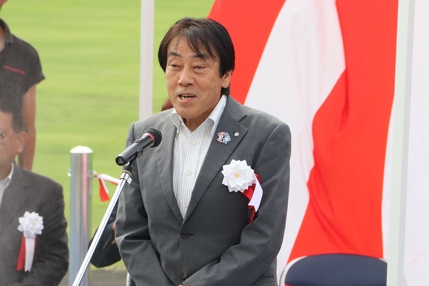 阿久比スポーツ村陸上競技場完成式典